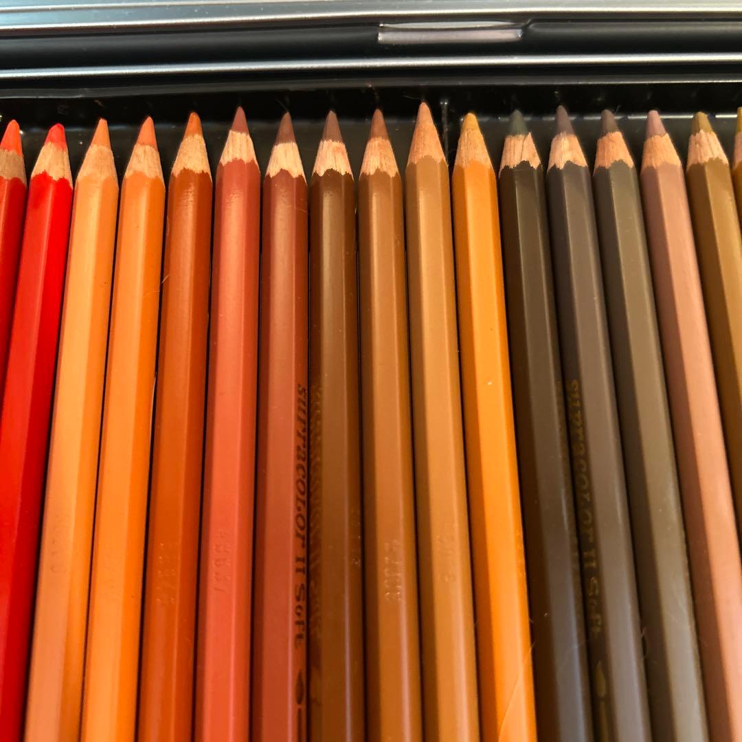 カランダッシュ スプラカラーソフト　水溶性色鉛筆120色セット