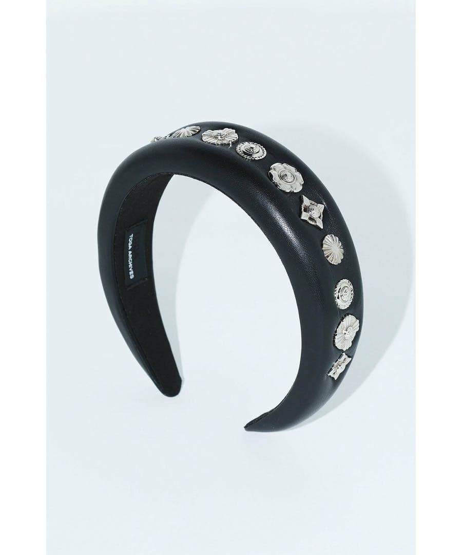 新品未使用 TOGA Leather headband 1 カチューシャ