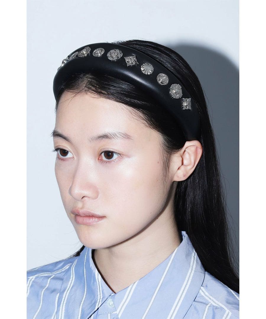 新品未使用 TOGA Leather headband 1 カチューシャ