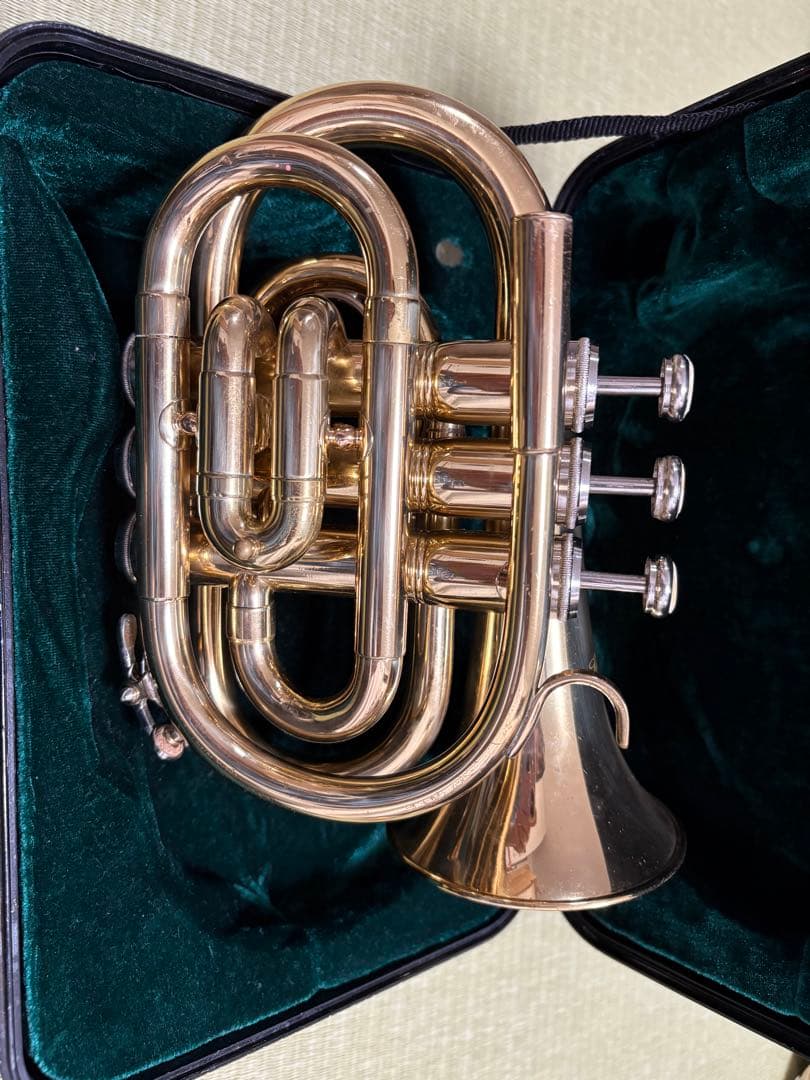 S*l様 ポケットトランペット ハードケース付き