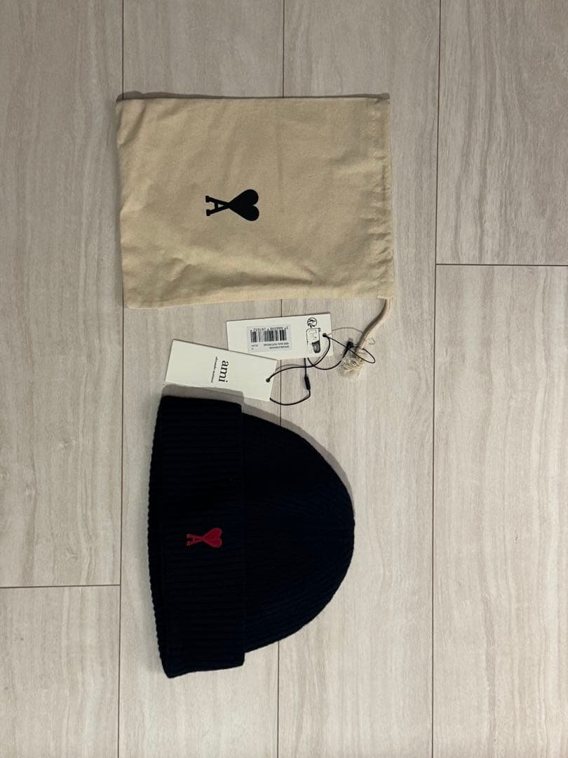 amiparis AmiParis アミパリ　ネイビー　ニット帽