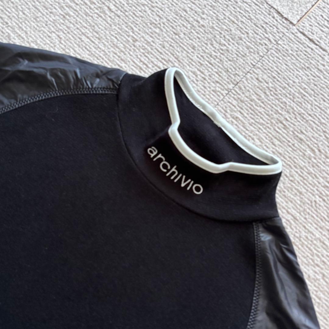 【美品】アルチビオ ハイネックプルオーバー　ブラック　Mサイズ