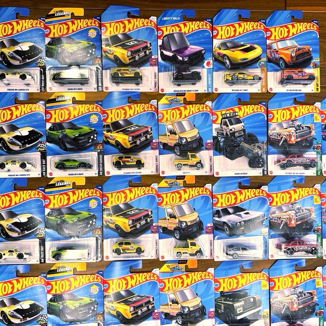 ホットウィール　まとめ売り 100個　ミニカー　日産　GT-R ポルシェ　RX7