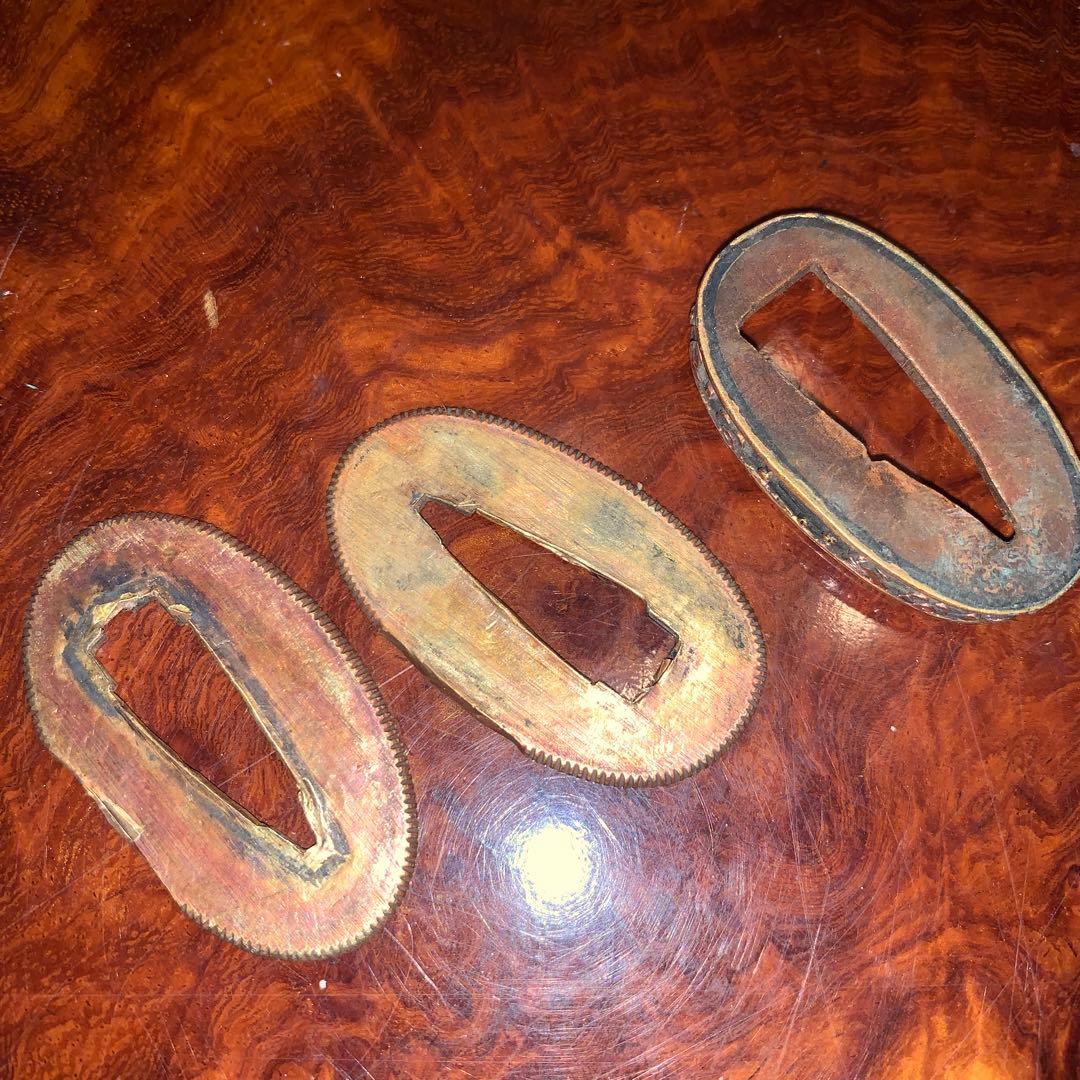 刀　鍔と切羽セット　年代不明品