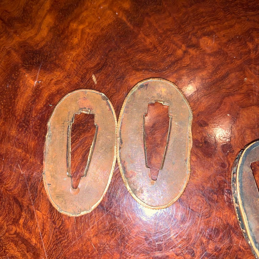 刀　鍔と切羽セット　年代不明品