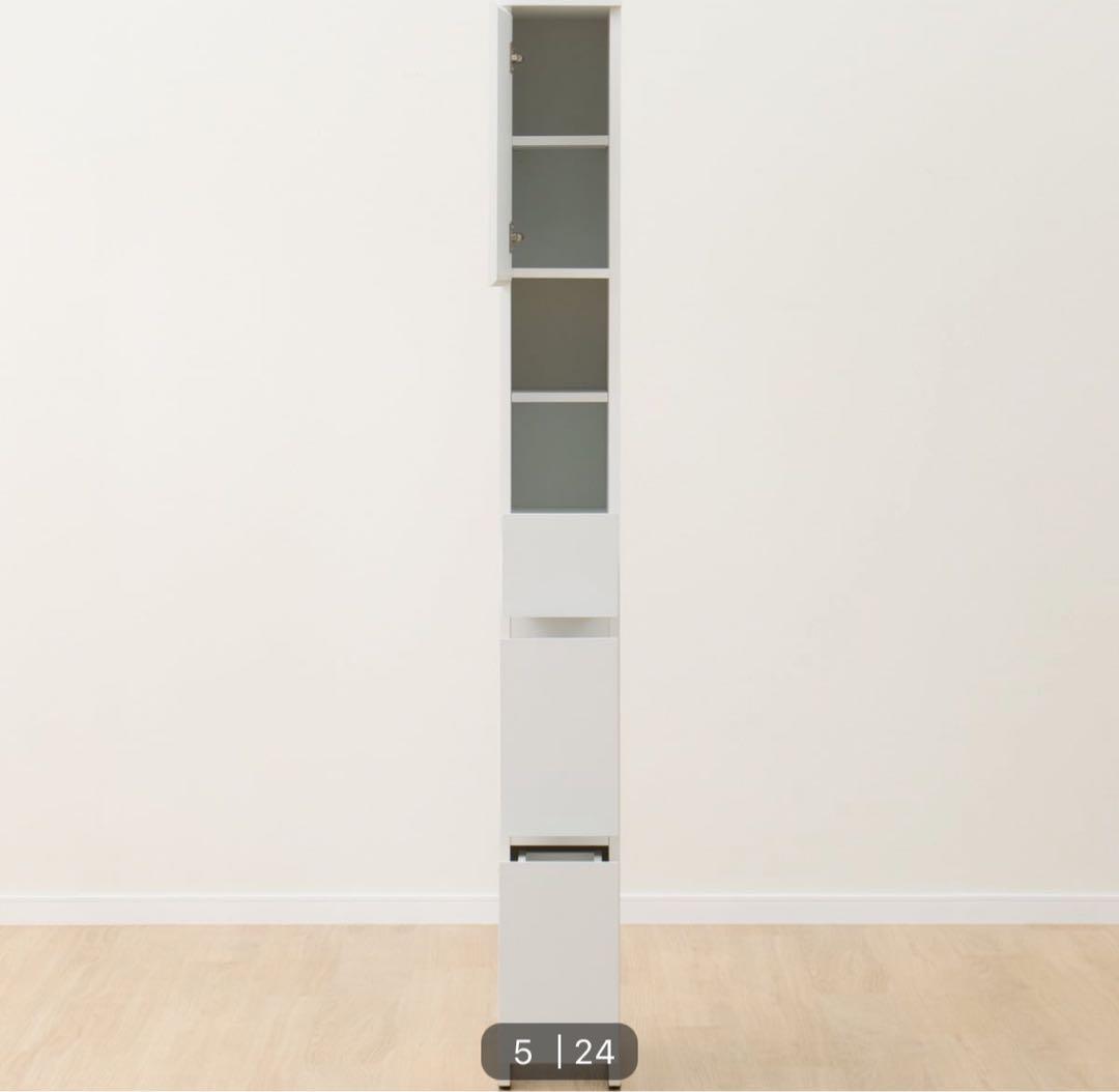 【完成品】ニトリ　幅20cm 隙間収納 フィルN1820すきま収納