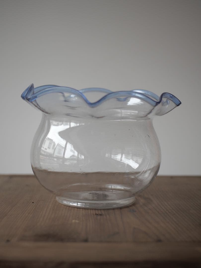 金魚鉢　鉢　ガラス　ディスプレイ　花器　古家具　古道具　アンティーク　昭和レトロ