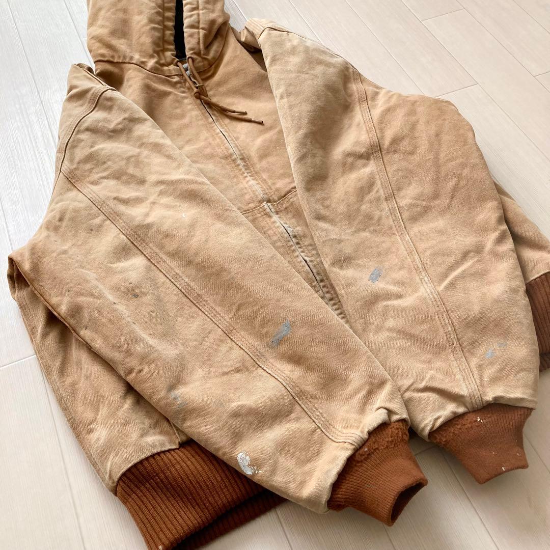 【Carhartt】ペンキ アクティブジャケット カーハート ベージュ L