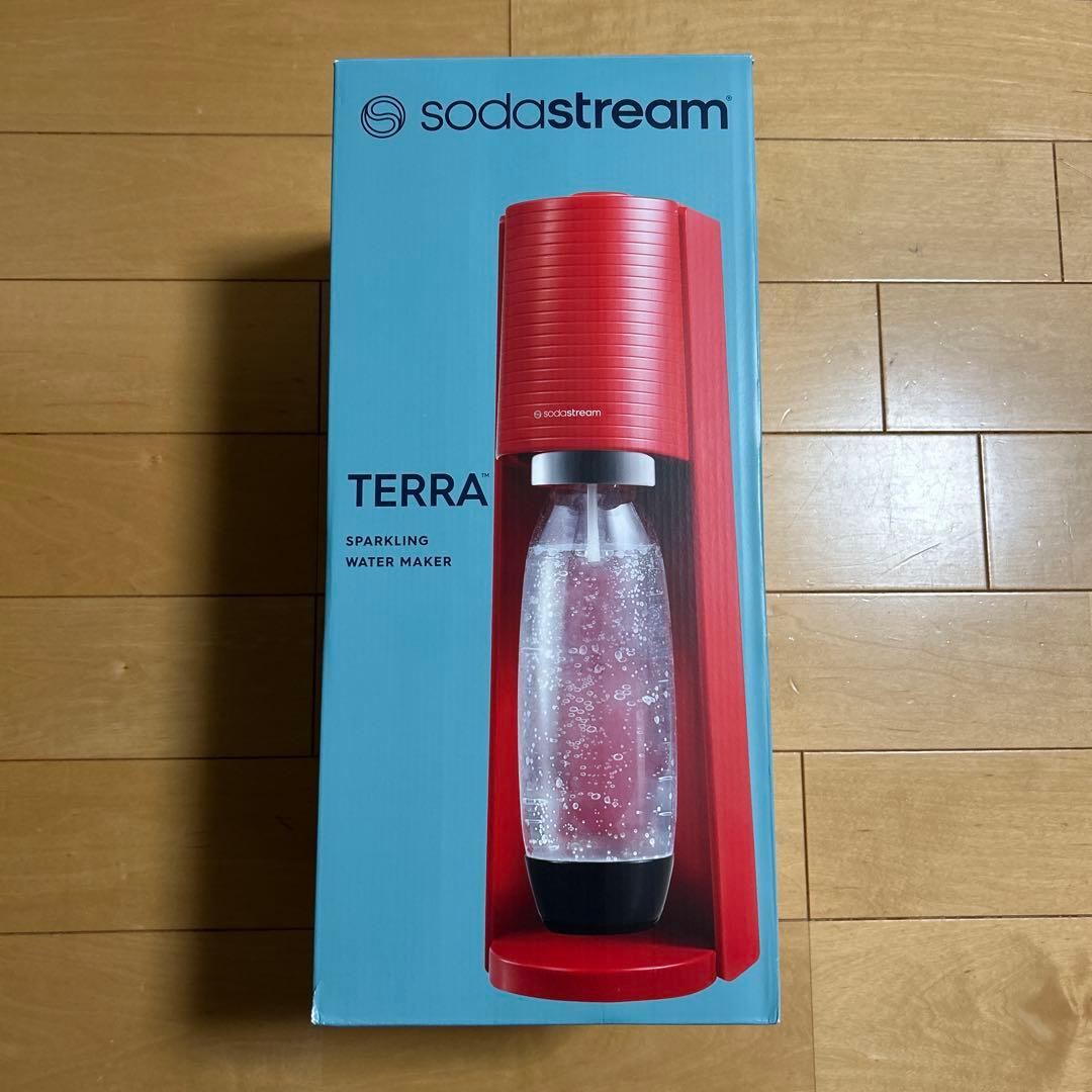 SodaStream TERRA 炭酸水メーカー レッドSSM1102