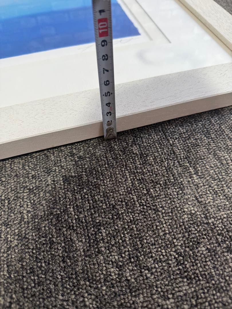 【 青の時間 】 渡辺宏 絵画 版画 修復歴等なし