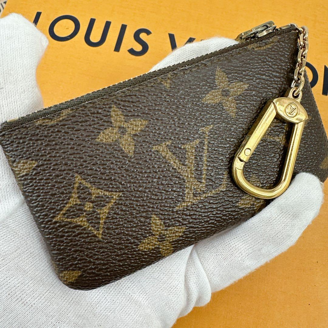 箱保存袋付　ルイヴィトン　モノグラム　ポシェットクレ　キーケース