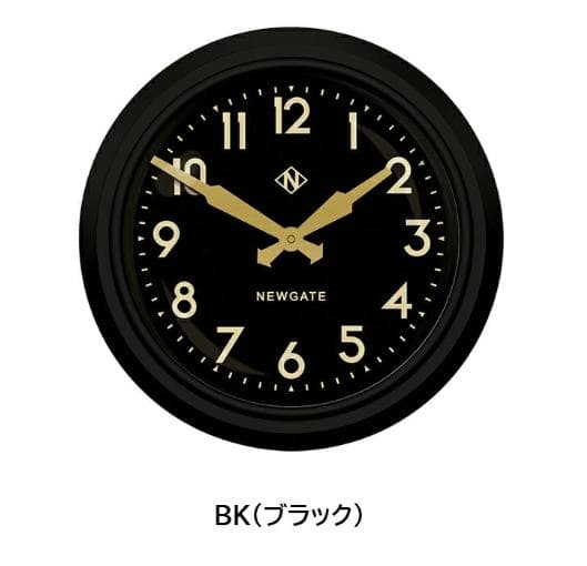 【れんくん】NEWGATE 壁掛け時計 TR-4313 BK