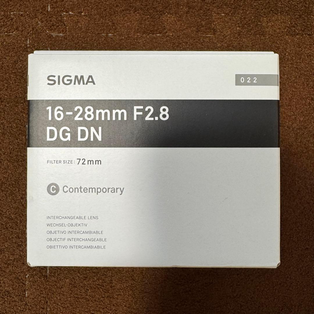 し*ん様 SIGMA 16-28mm F2.8 DG DN レンズ