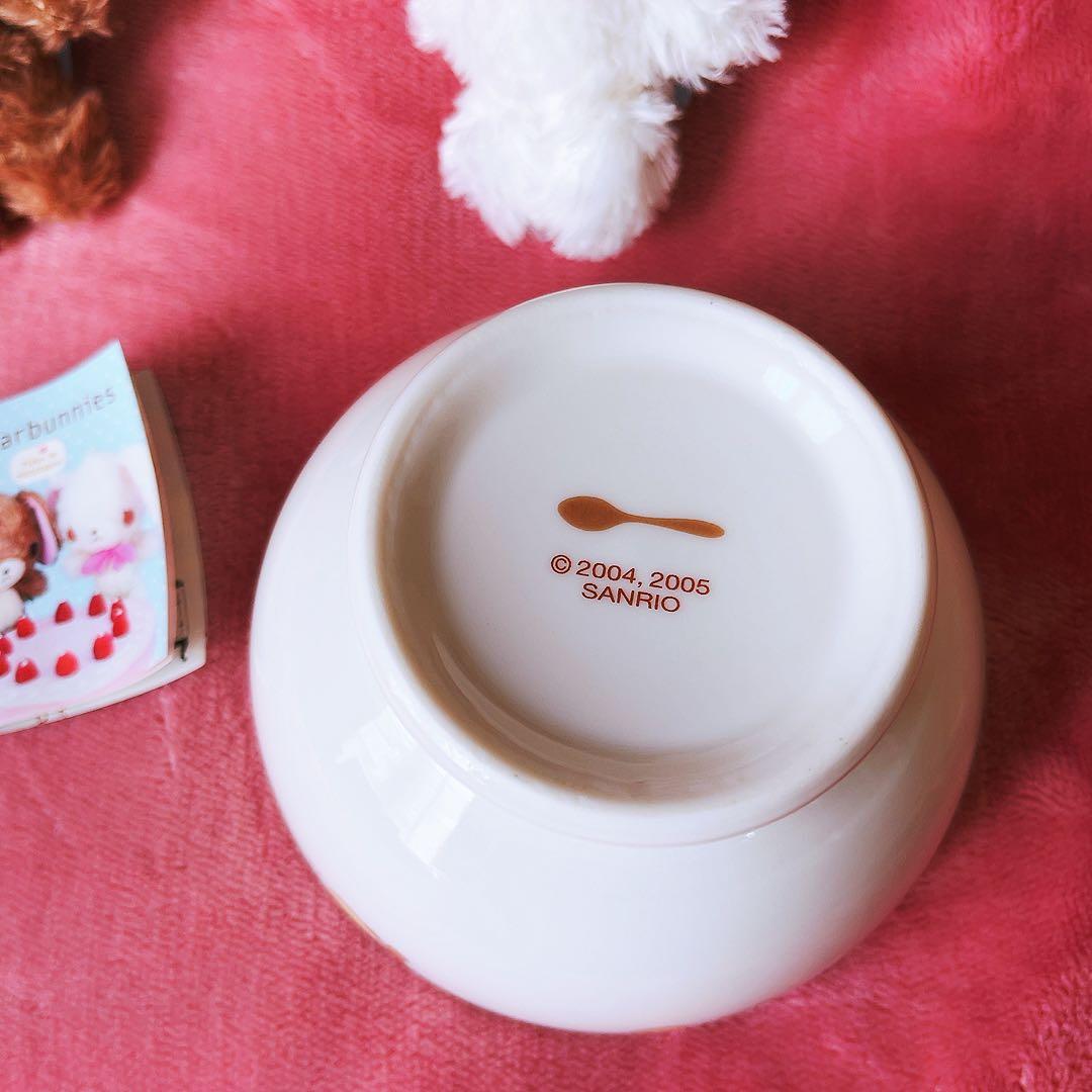 希少レア　シュガーバニーズ　マスコット　カフェボウル　ミニブック付き　2005