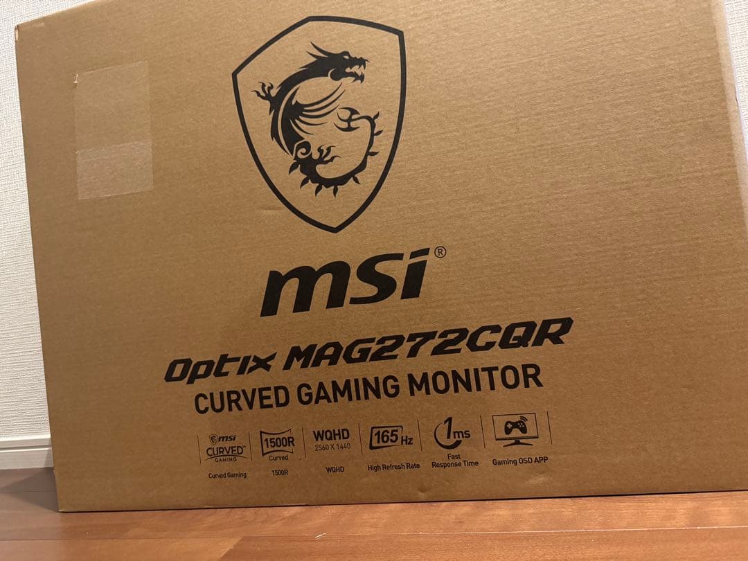 MSI Optix MAG272CQR 27インチ WQHD 曲面モニター