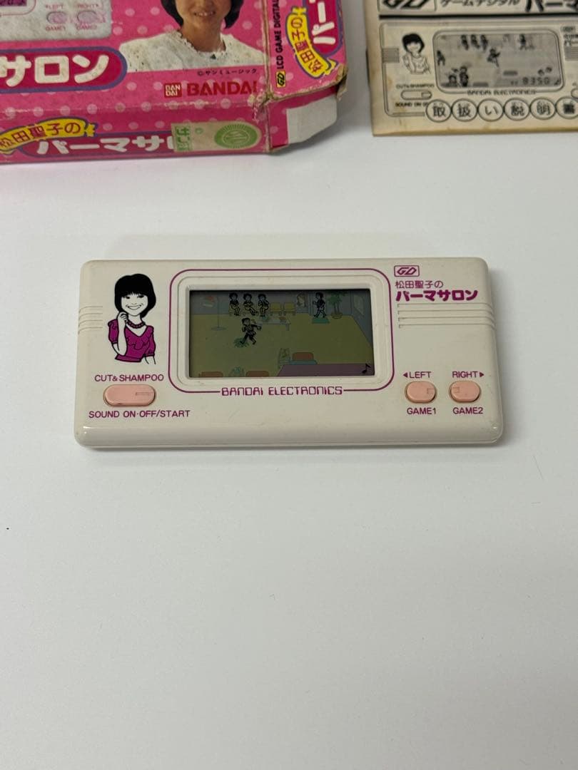 超レア　松田聖子　パーマサロン　BANDAI 昭和レトロ　箱付き