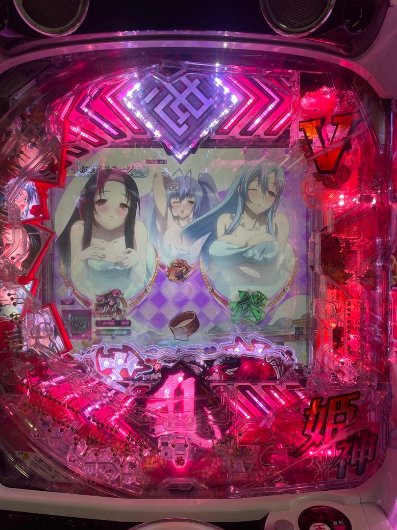 パチンコセル　P百花繚乱FM-JF ミドル　中古　無加工　ディ・ライト