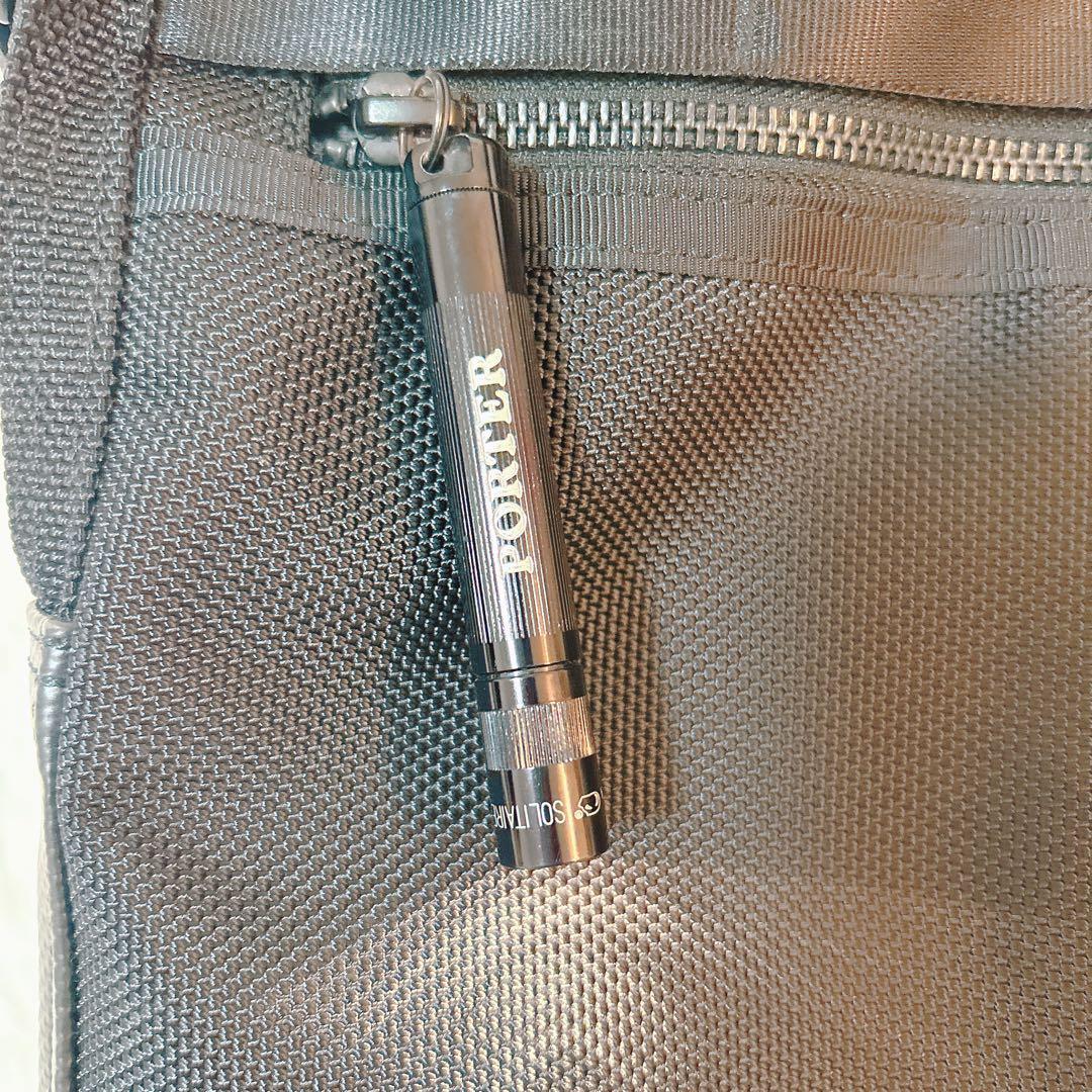 【訳あり美品 】ポーター ビジネスバック黒　ショルダー紐欠品