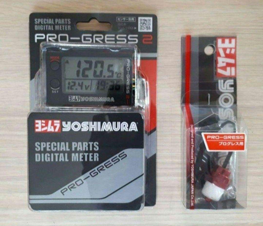 3点Aセット　ヨシムラ油温計　PRO-GRESS2 マルチテンプメーター