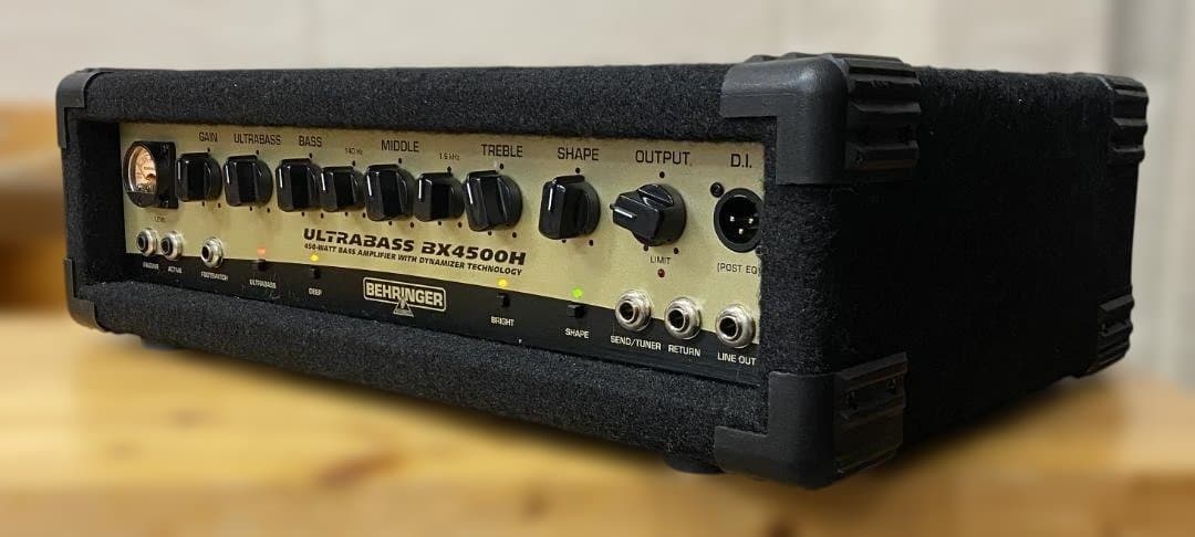 【値下げ：美品】Behringer BX4500H ベースアンプ 動作良好②