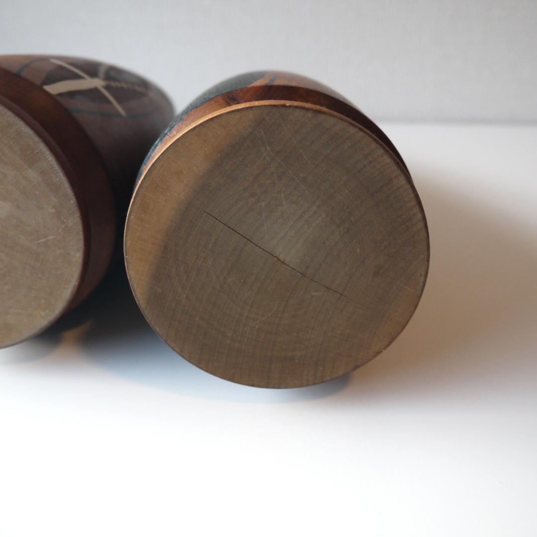 ④ 12.5～30.5cm 根本勲 修道士 シスター こけし 6体まとめ