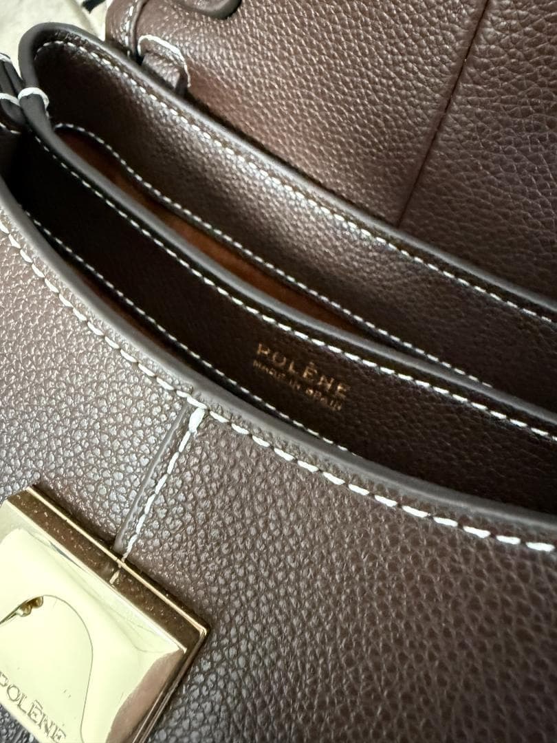 POLÈNE Mokki Mini エボニー 2WAY バッグ