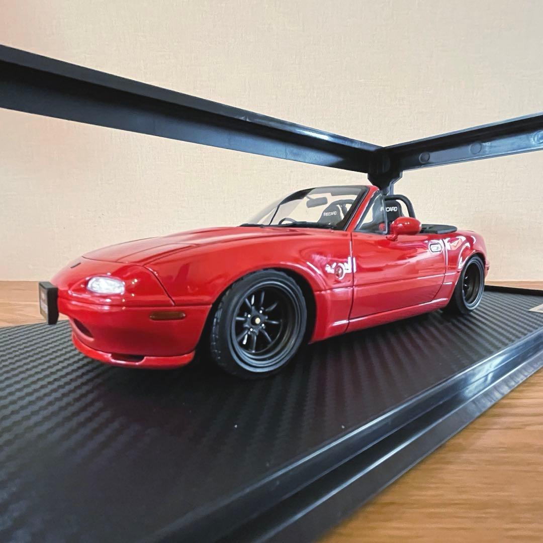 【ミニカー 美品】イグニッションモデル 1/18 マツダ ユーノス ロードスター
