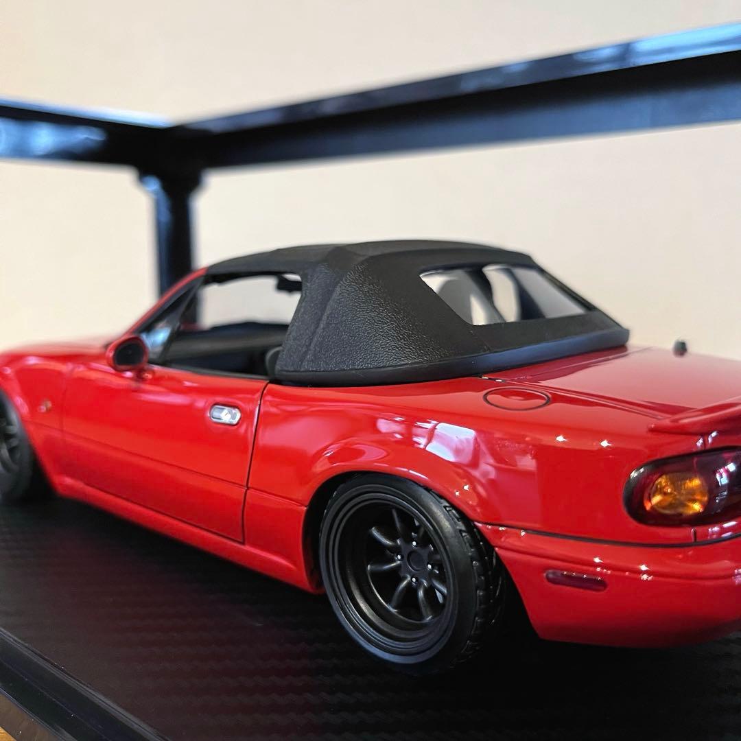 【ミニカー 美品】イグニッションモデル 1/18 マツダ ユーノス ロードスター
