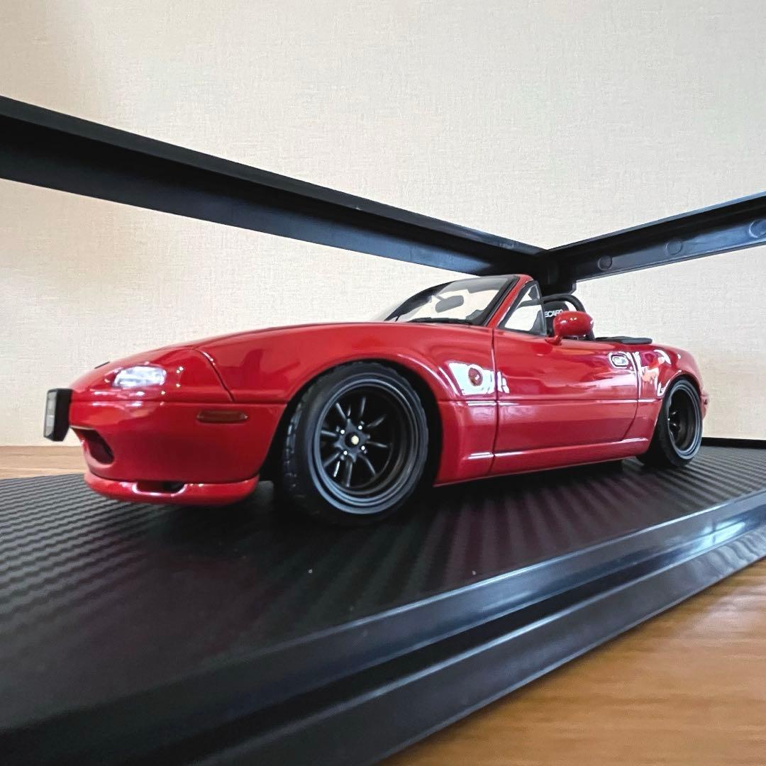 【ミニカー 美品】イグニッションモデル 1/18 マツダ ユーノス ロードスター