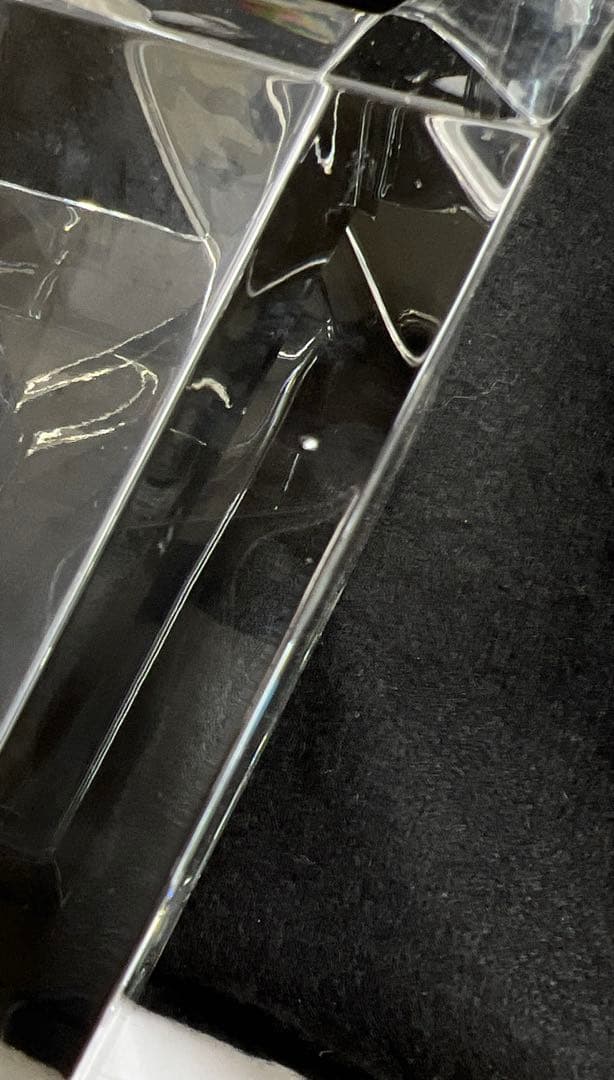 バカラ　アーキテクチャー花瓶　共箱　高さ23.8㎝　東Y7-1209☆1Fトニヒ