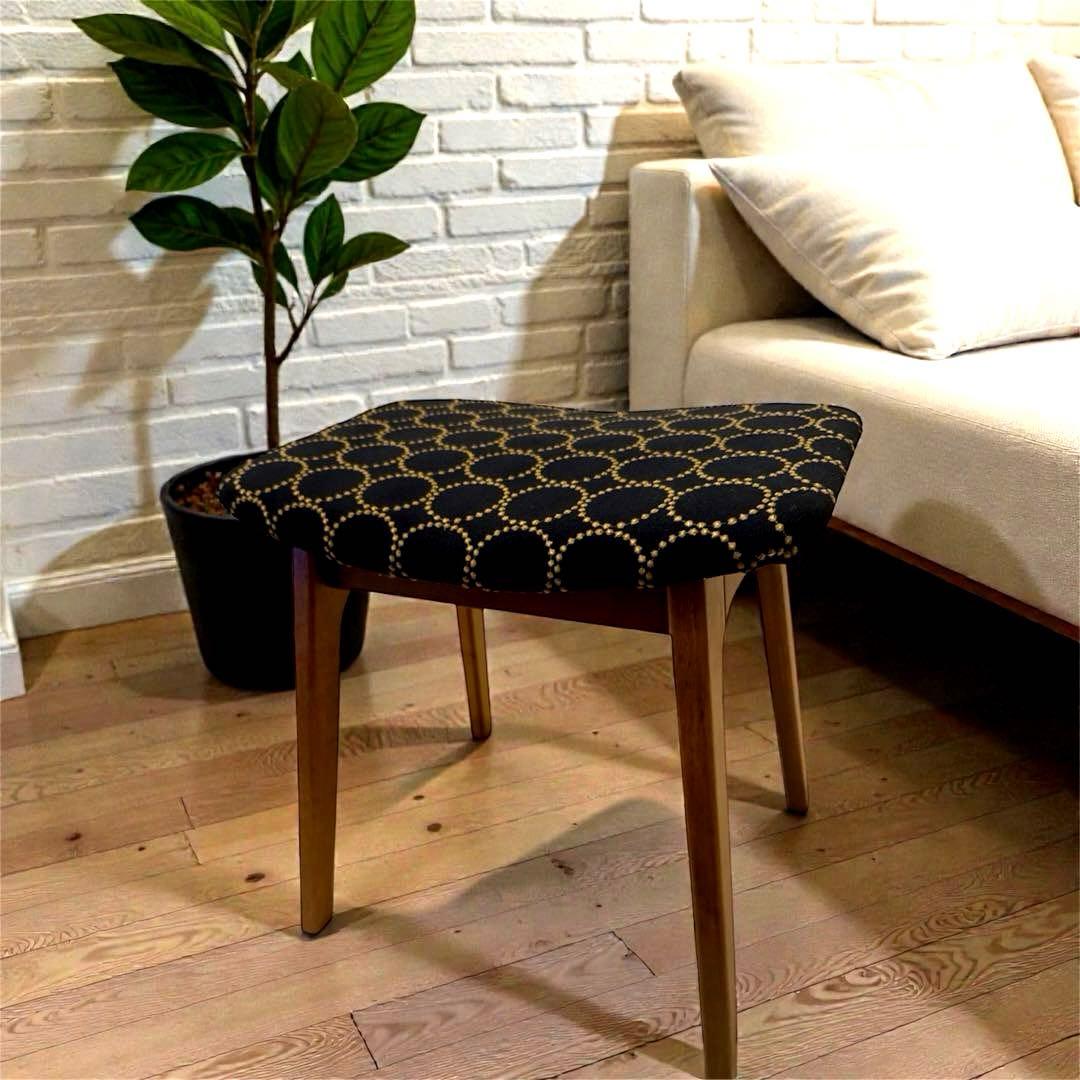 【北欧スタイル】mina perhonen / ミナペルホネン生地使用スツール