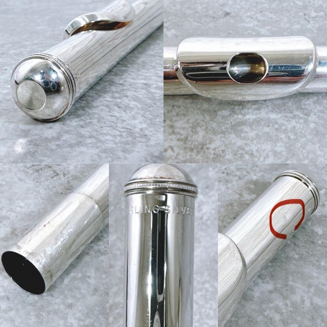 希少 アームストロング Armstrong 303 フルート頭部管銀製 調整済み