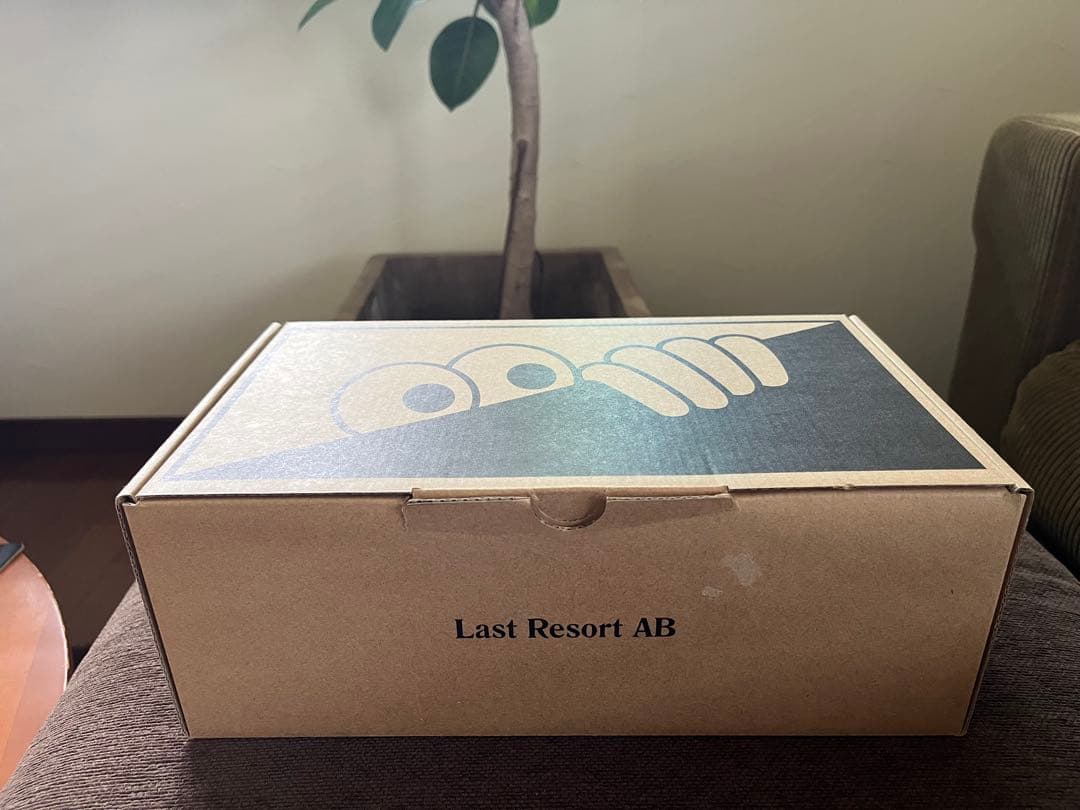 Last Resort AB suede パープル　ローファー　26.5cm