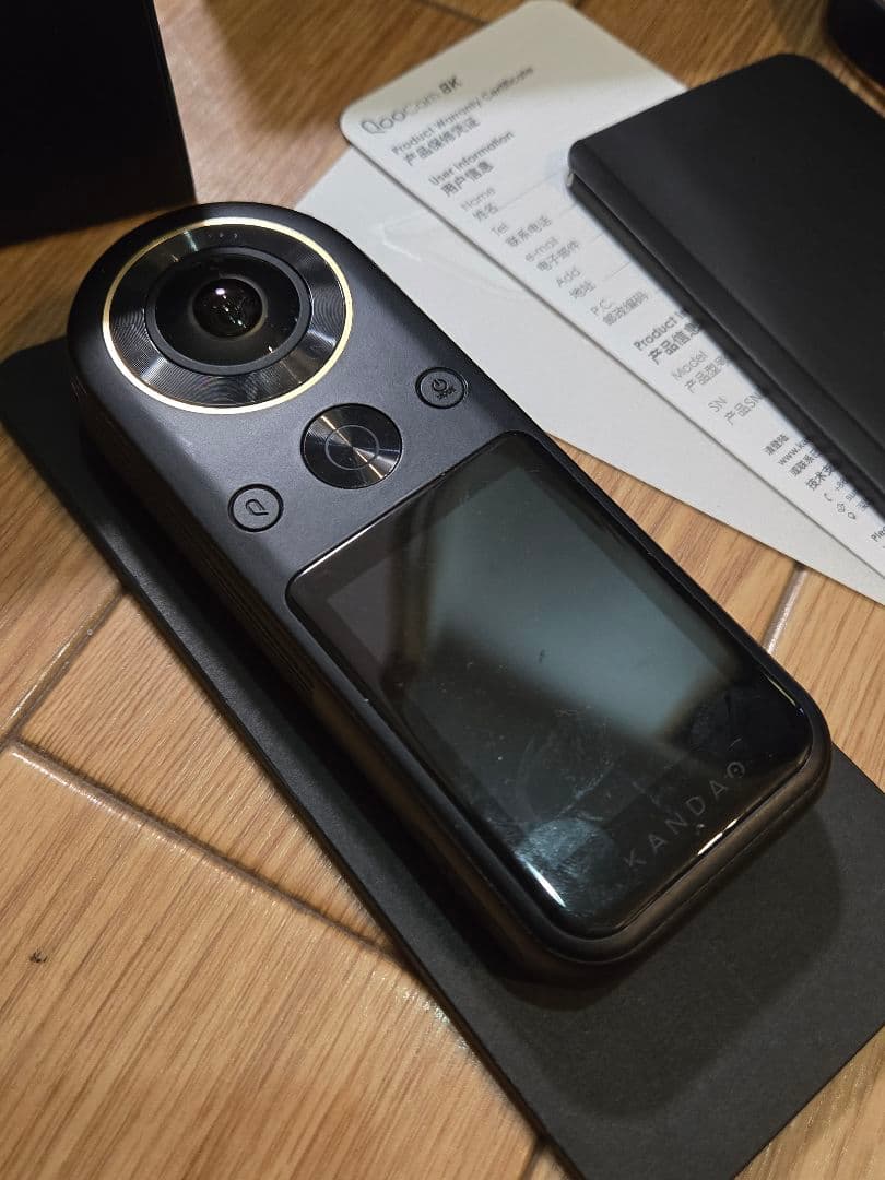 Kandao Qoocam 8K 360度VRカメラ