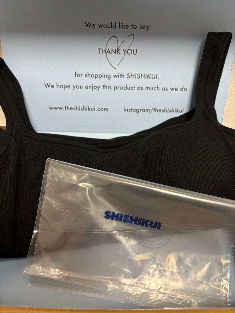 SHISHIKUI シシクイ ブラタンク bratank 百々千晴 タンクトップ