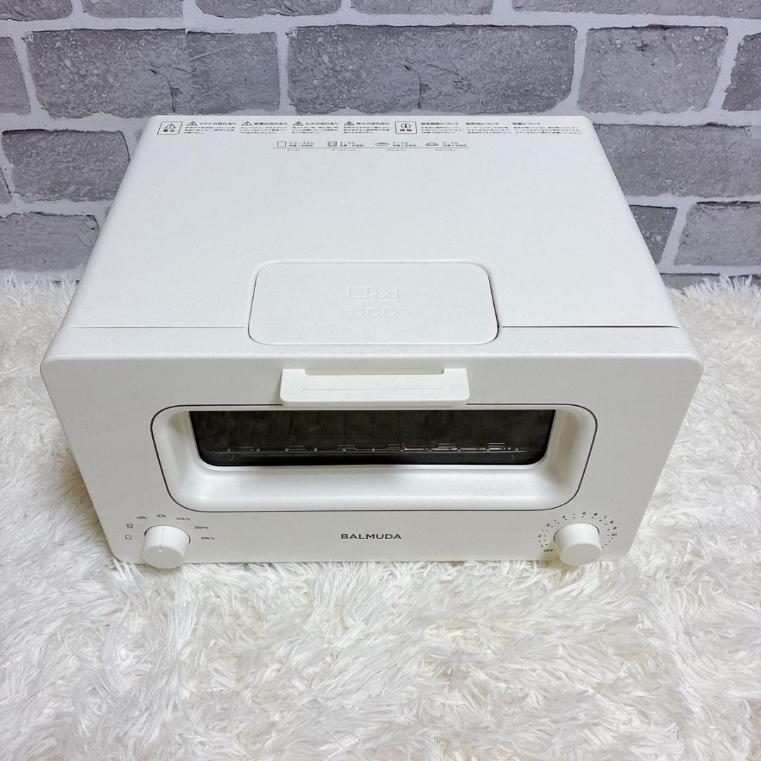 美品　BALMUDA スチームトースター K01E-WS ホワイト