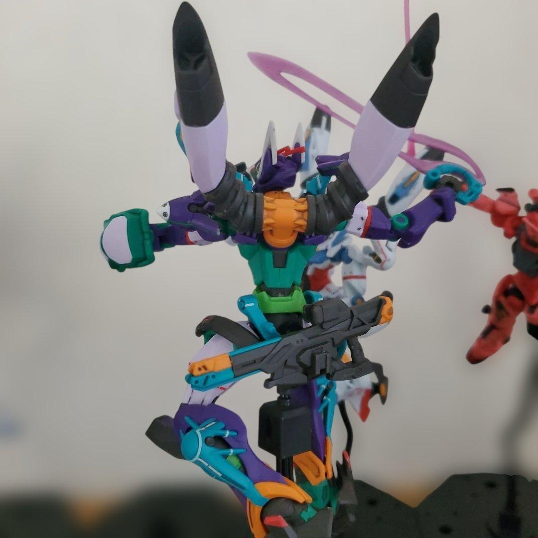 HG ガンプラ ジークアクス　ジフレド　赤いガンダム セット　プレミアムマット