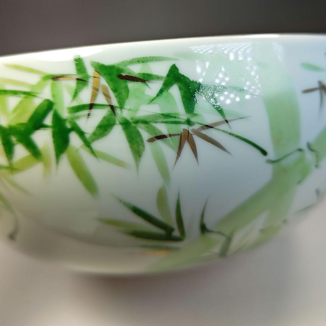 イ750 水指『洞華苑　色絵　平水指　共箱』茶道具