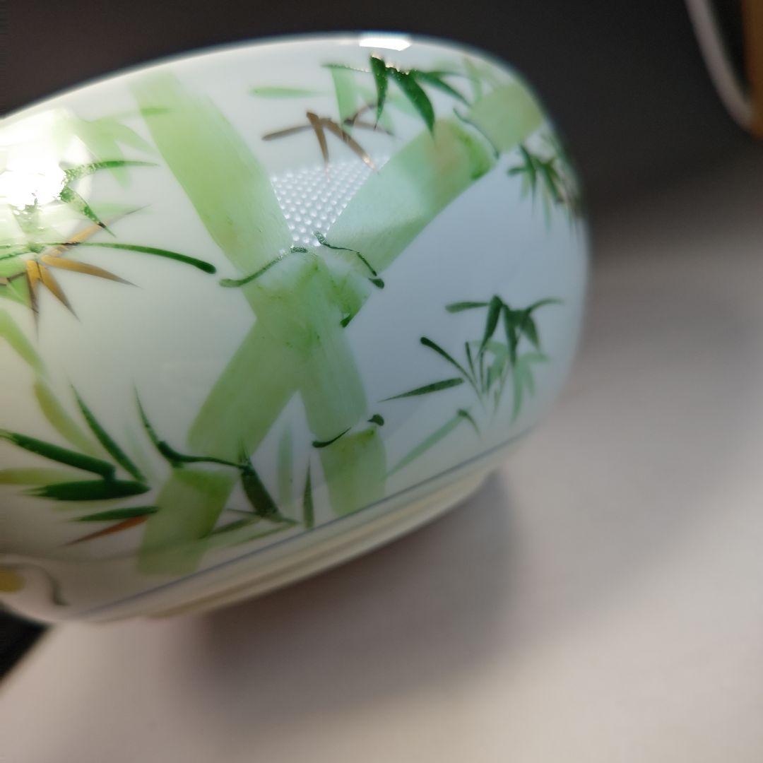 イ750 水指『洞華苑　色絵　平水指　共箱』茶道具