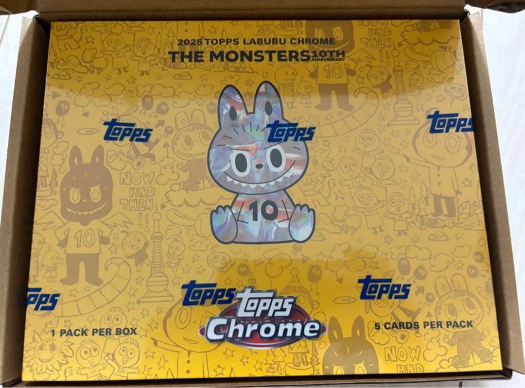 Topps Chrome Labubu 新品未開封1BOX