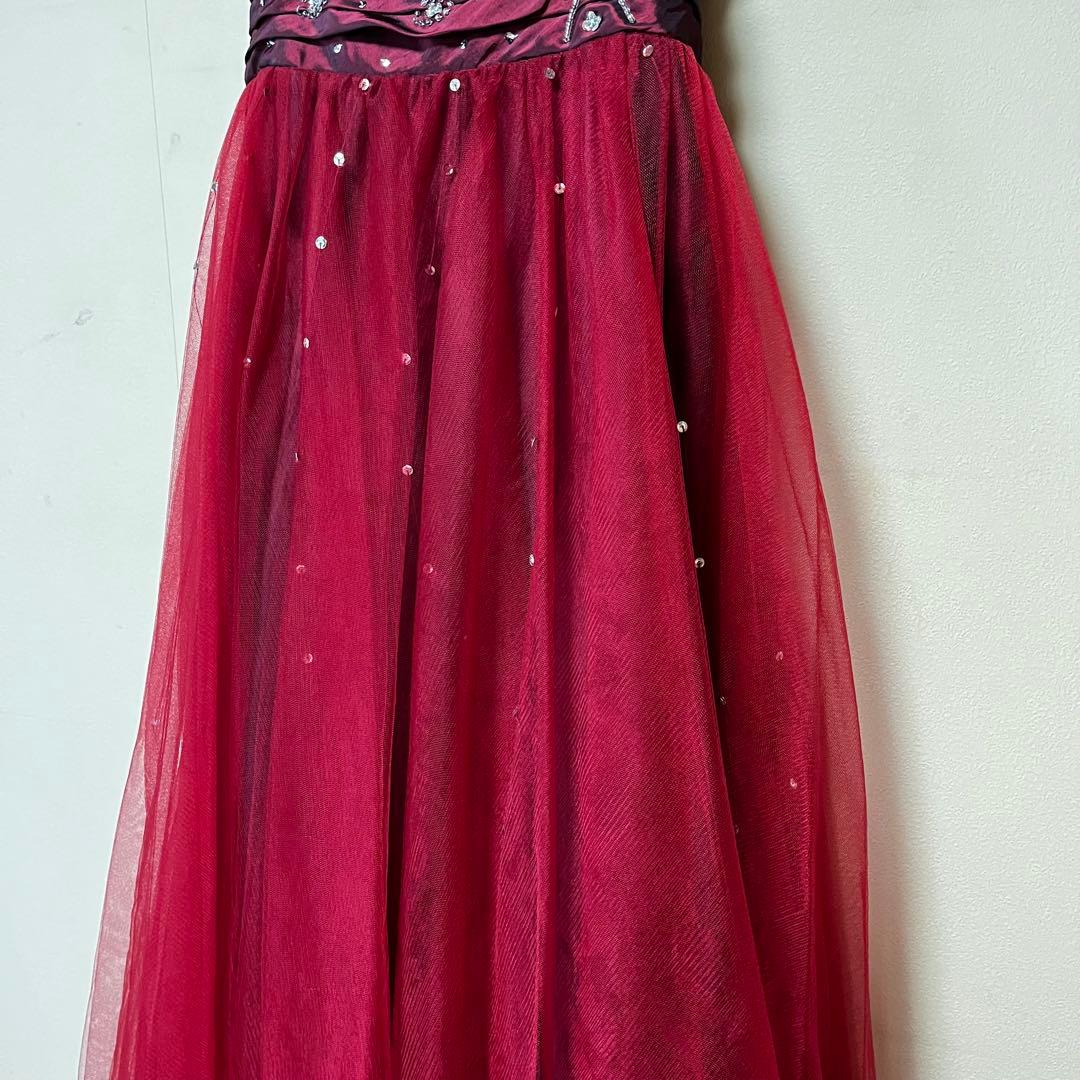 DRESS ROOM AMI ワインレッド ロングドレス 演奏会