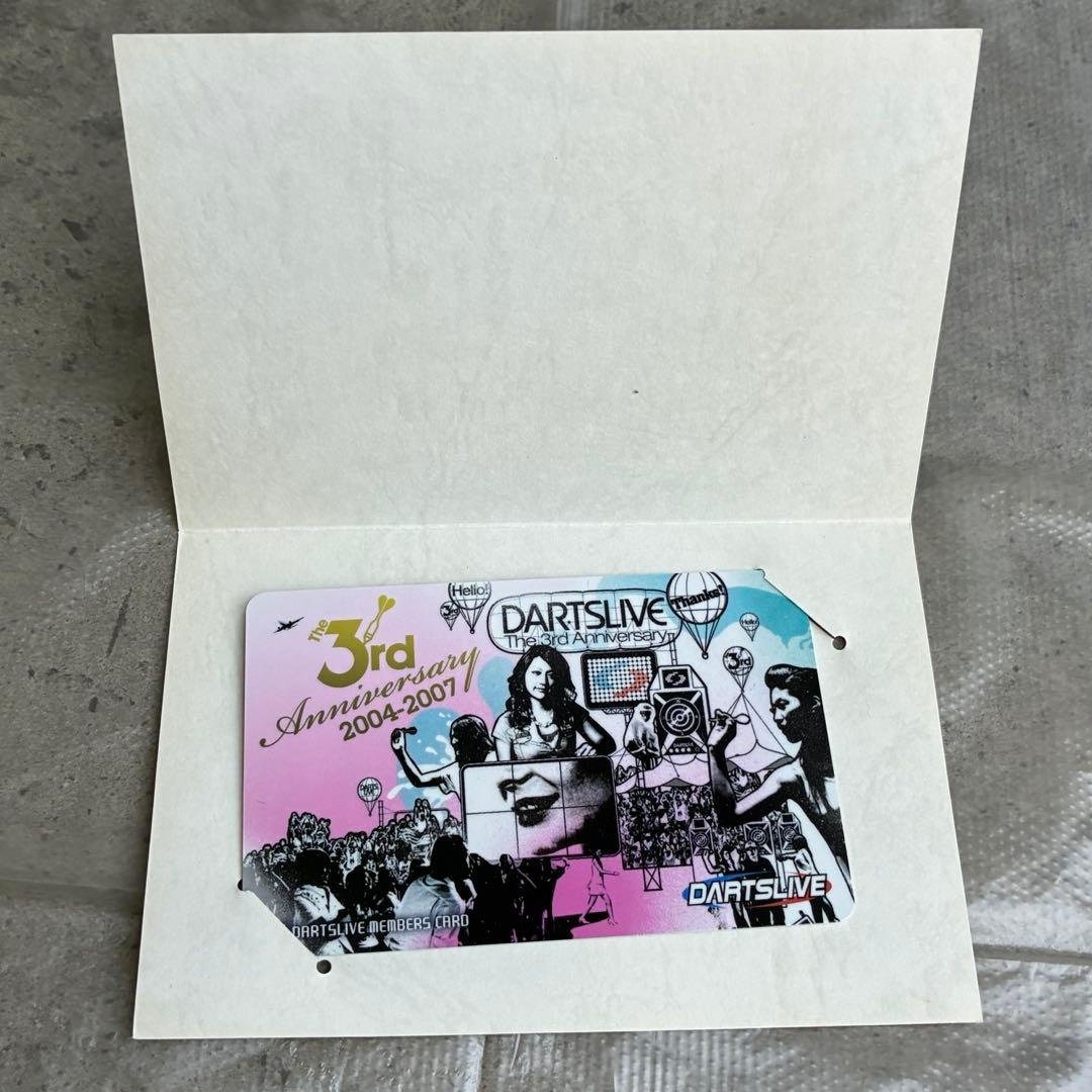 DARTSLIVE 3rd aniversary ダーツライブカード