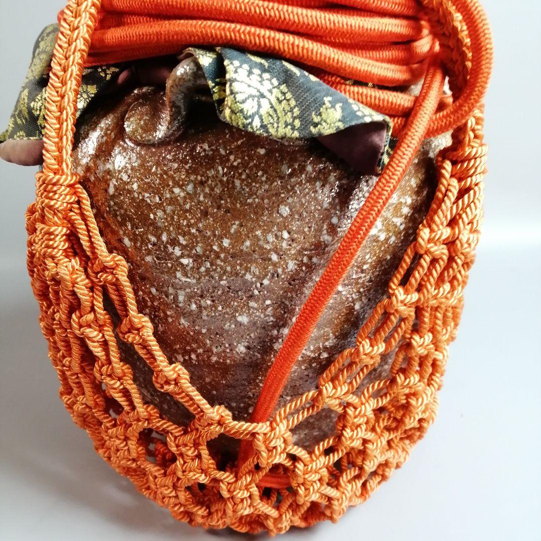 【茶道具】瑞峰作　信楽焼飾壺　茶壺　その他819