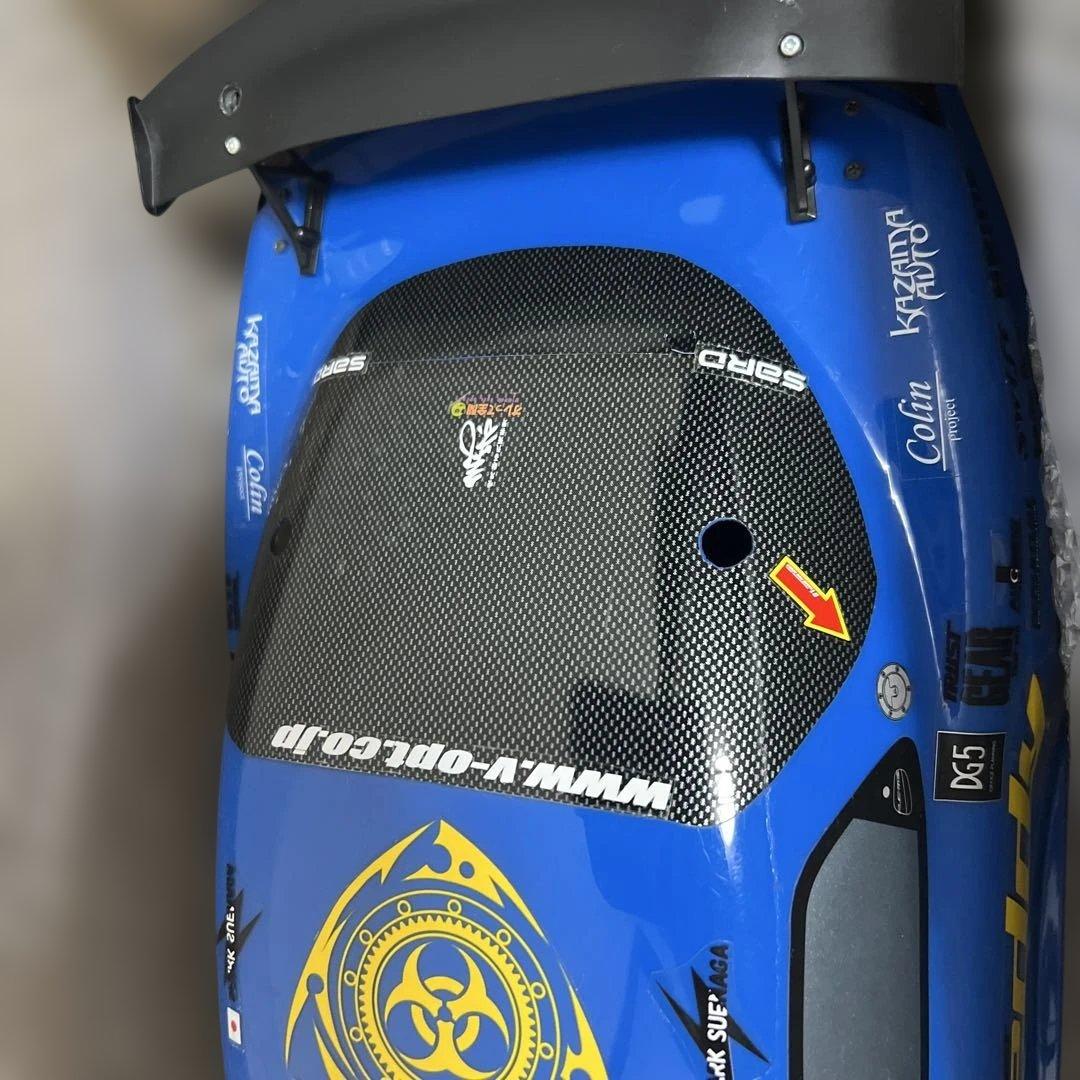 1/10　ラジコンボディ　RX-7　RE雨宮　電飾付き