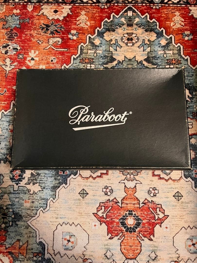 箱・証明書有MICHAEL MARRON MARCHE 41.5 茶　シボ革