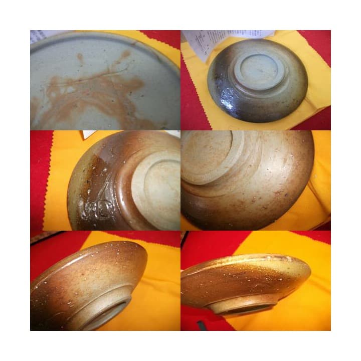 AKａ3047 藤原均　備前焼　皿