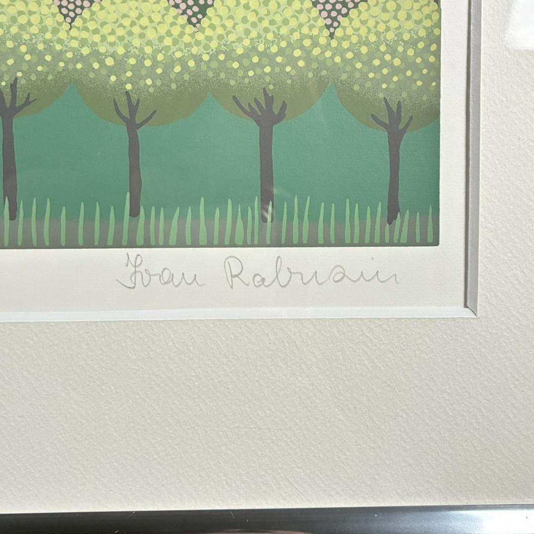 美品 イワン・ラブジン「イベリスク」リトグラフ 大作 直筆サイン入り 額縁入り