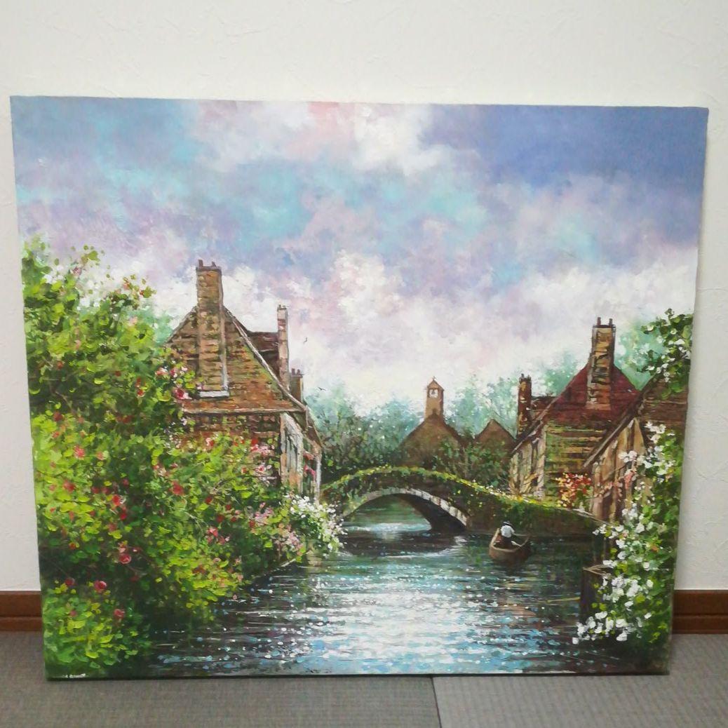 水の都ベニス　油絵