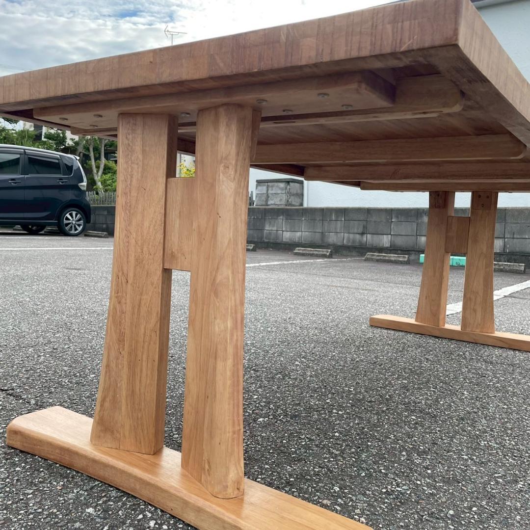 直接引取限定 天然木ダイニングセット W1800×D900×H670 Y2096