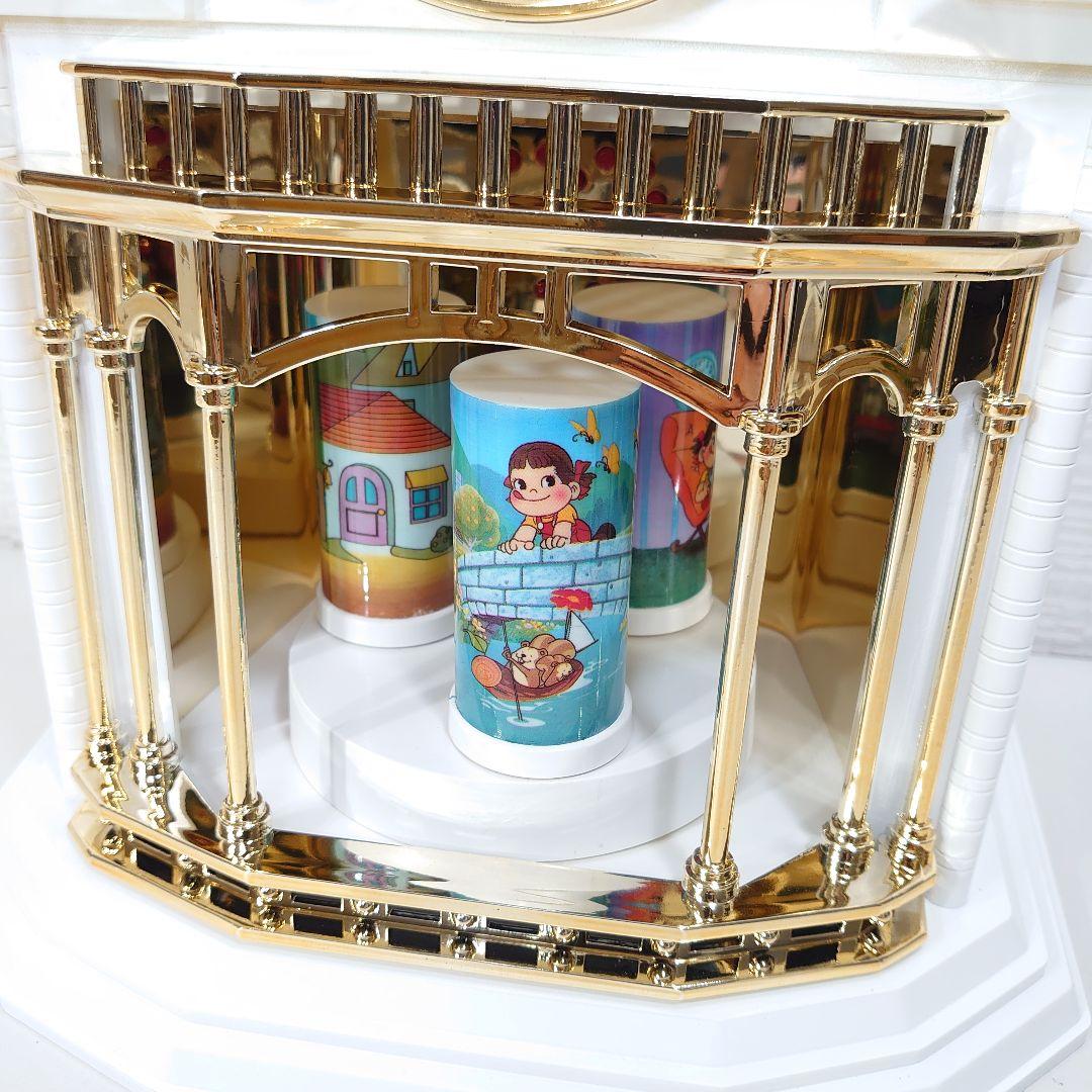 不二家 ミルキー 40周年記念 懸賞品 置き時計 メルヘンクロック 1992年